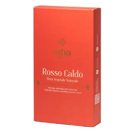 Isha Cosmetics Tinte Vegetal Natural Rosso Caldo 100g